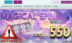 magical spin casino arnaque