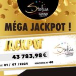 mega jackpot de 43783 euros machine a sous jin ji bao xi endless treasure au casino stelsia mimizan