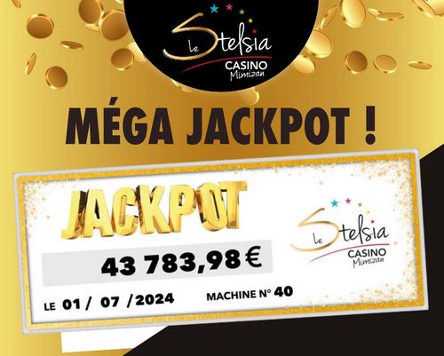 mega jackpot de 43783 euros machine a sous jin ji bao xi endless treasure au casino stelsia mimizan